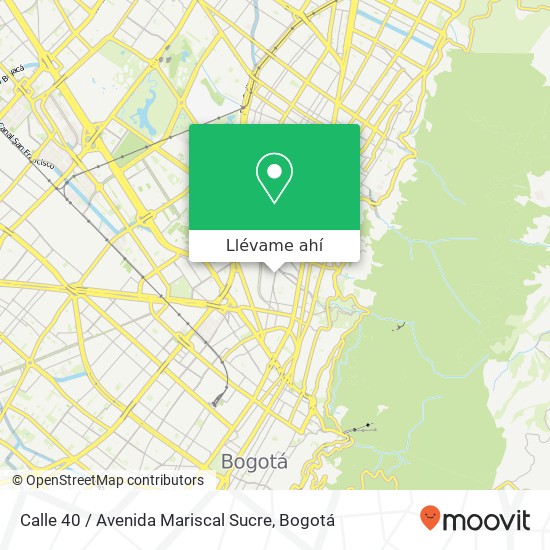 Mapa de Calle 40 / Avenida Mariscal Sucre