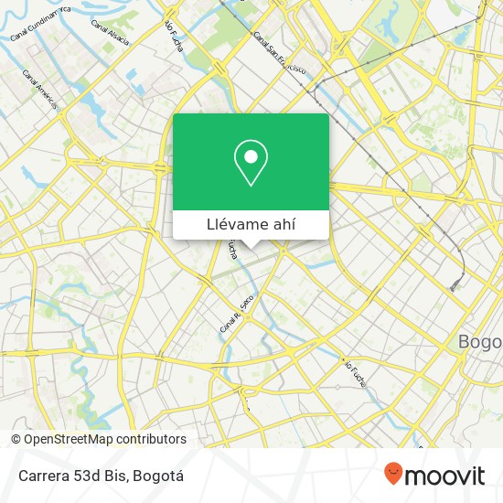 Mapa de Carrera 53d Bis
