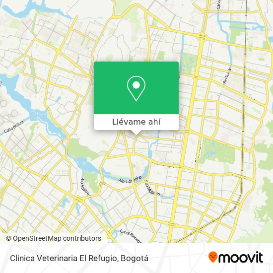 Mapa de Clinica Veterinaria El Refugio