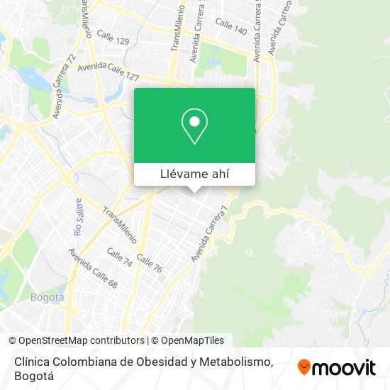 Mapa de Clínica Colombiana de Obesidad y Metabolismo