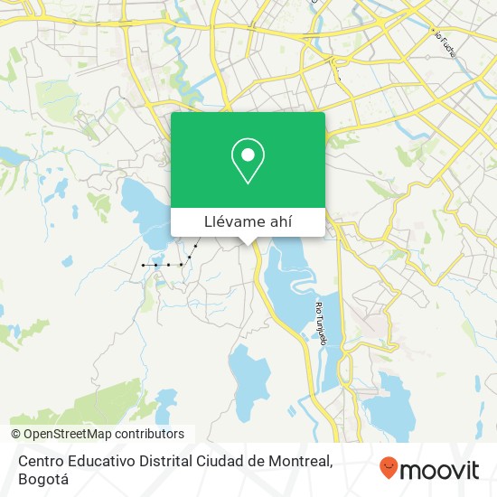 Mapa de Centro Educativo Distrital Ciudad de Montreal