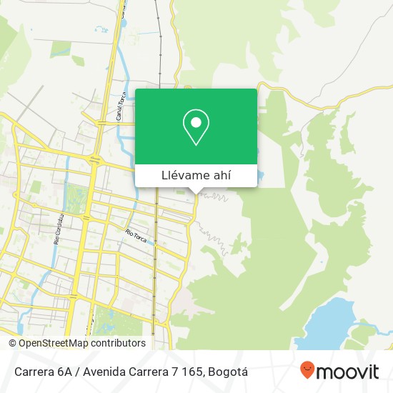 Mapa de Carrera 6A / Avenida Carrera 7 165