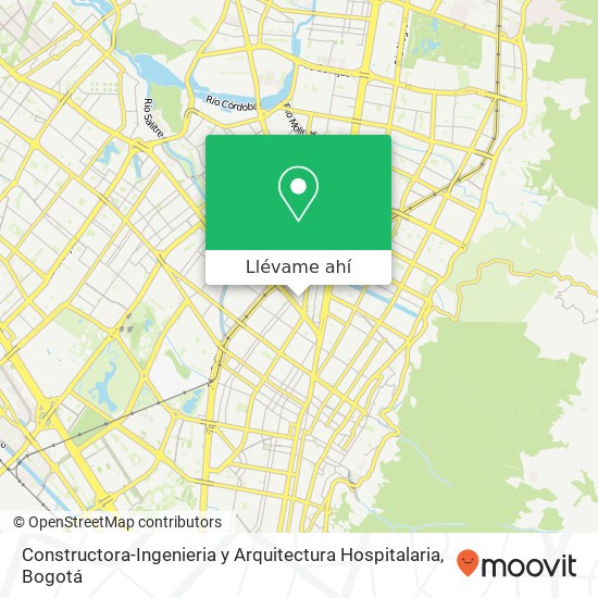 Mapa de Constructora-Ingenieria y Arquitectura Hospitalaria