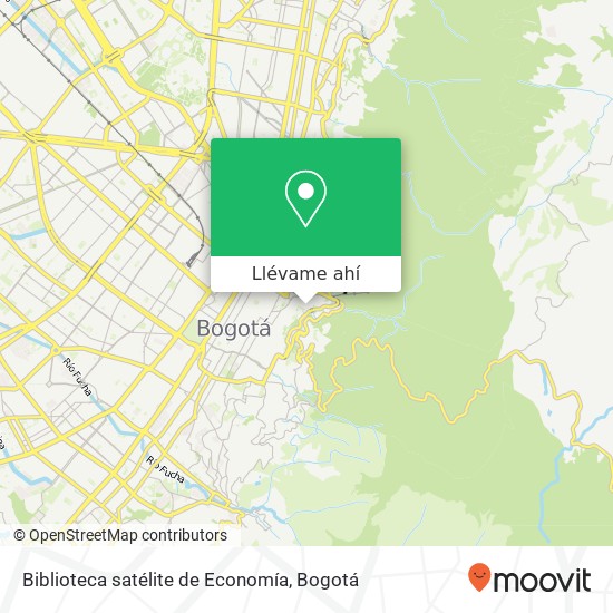 Mapa de Biblioteca satélite de Economía