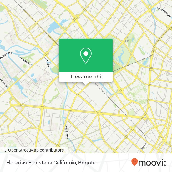 Mapa de Florerias-Floristería California