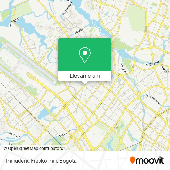 Mapa de Panadería Fresko Pan