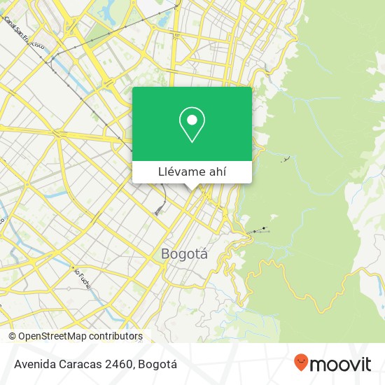 Mapa de Avenida Caracas 2460