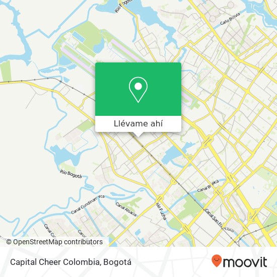 Mapa de Capital Cheer Colombia