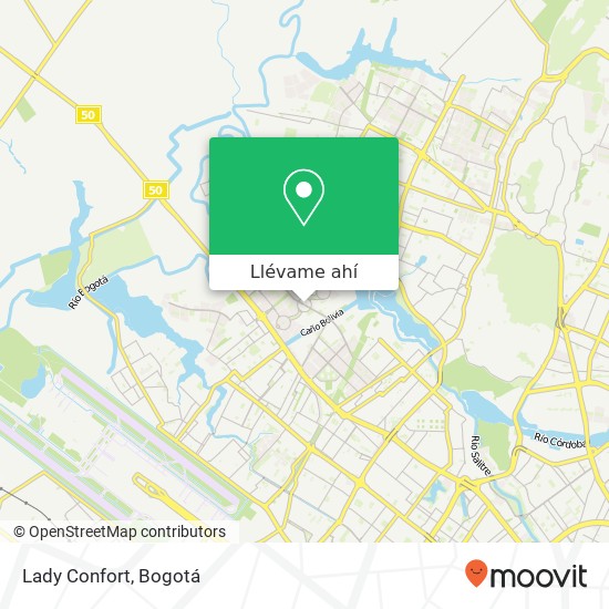 Mapa de Lady Confort