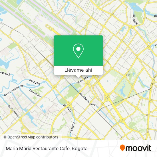 Mapa de Maria Maria Restaurante Cafe