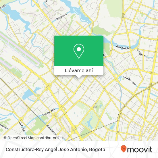 Mapa de Constructora-Rey Angel Jose Antonio