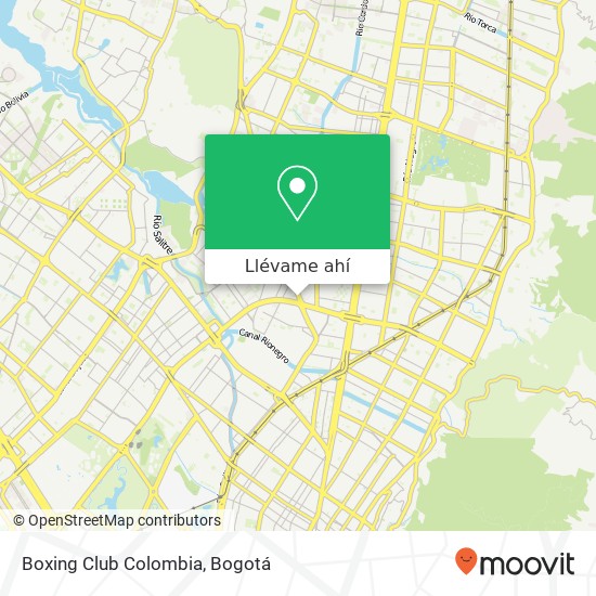 Mapa de Boxing Club Colombia