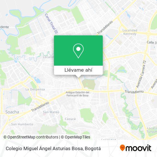 Mapa de Colegio Miguel Ángel Asturias Bosa