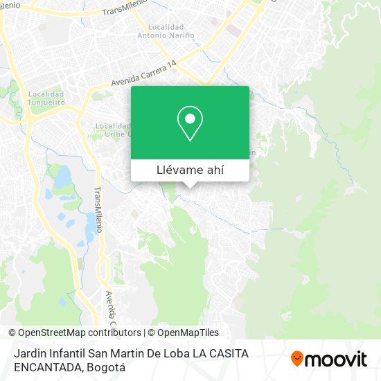 Mapa de Jardin Infantil San Martin De Loba LA CASITA ENCANTADA