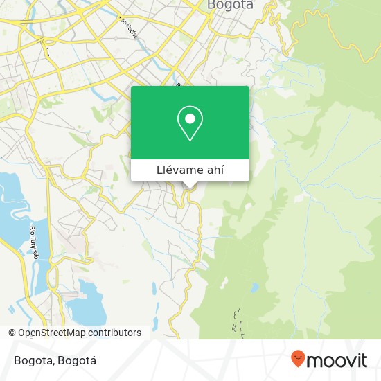 Mapa de Bogota