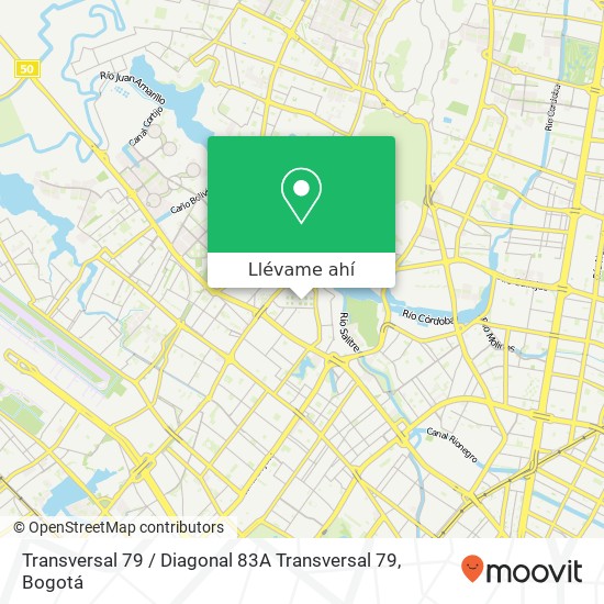 Mapa de Transversal 79 / Diagonal 83A Transversal 79