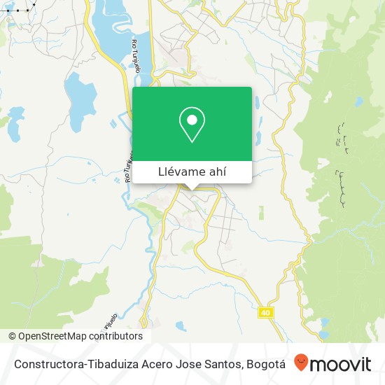 Mapa de Constructora-Tibaduiza Acero Jose Santos