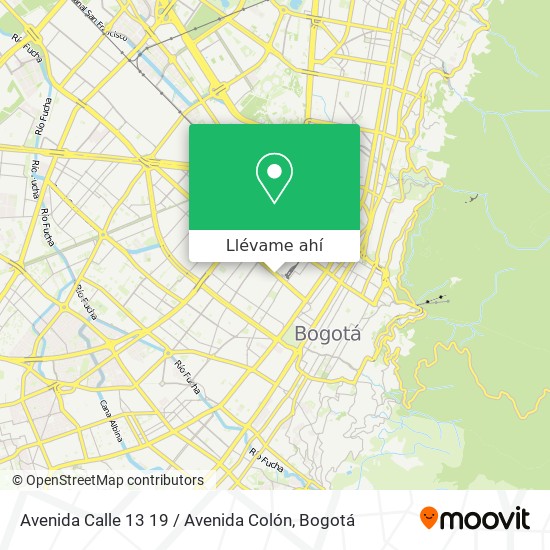 Mapa de Avenida Calle 13 19 / Avenida Colón
