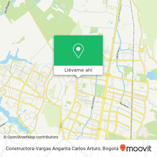 Mapa de Constructora-Vargas Angarita Carlos Arturo