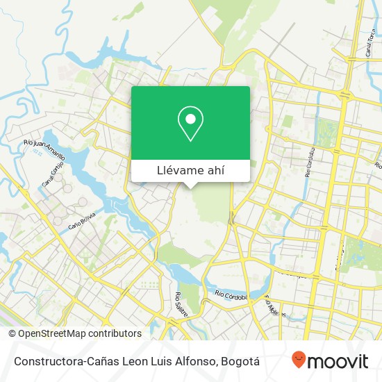 Mapa de Constructora-Cañas Leon Luis Alfonso