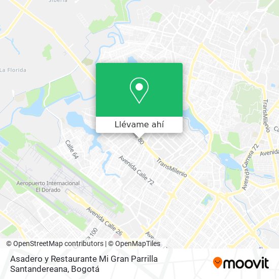Mapa de Asadero y Restaurante Mi Gran Parrilla Santandereana