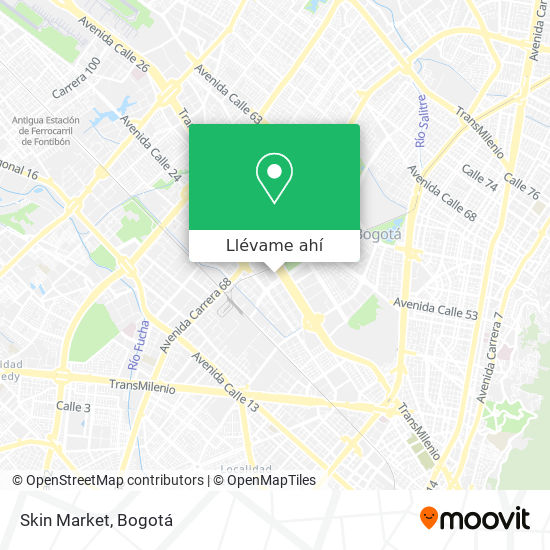 Mapa de Skin Market