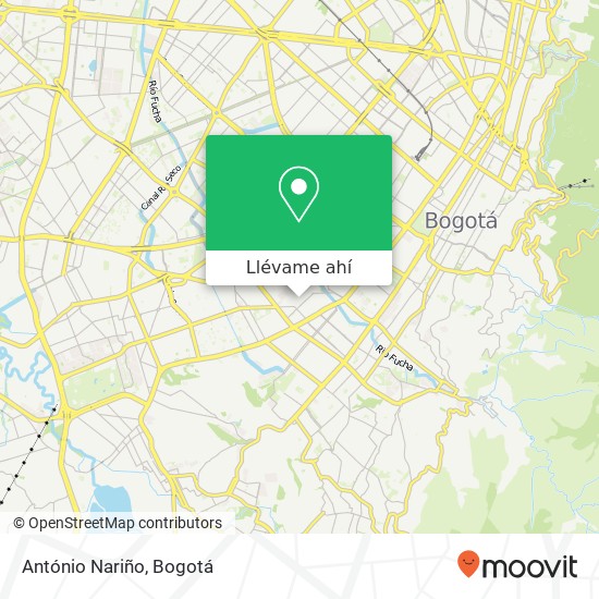 Mapa de António Nariño