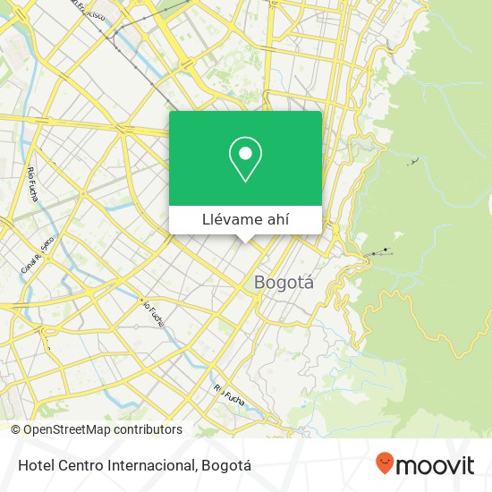 Mapa de Hotel Centro Internacional