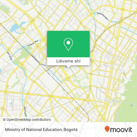 Mapa de Ministry of National Education