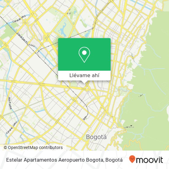 Mapa de Estelar Apartamentos Aeropuerto Bogota