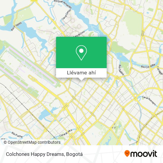 Mapa de Colchones Happy Dreams