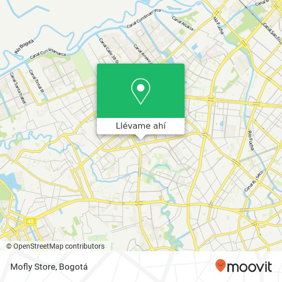 Mapa de Mofly Store