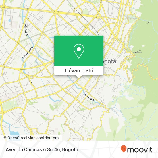 Mapa de Avenida Caracas 6 Sur46