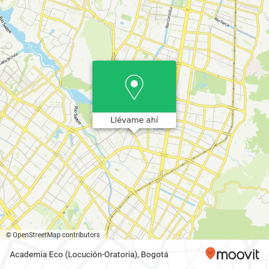 Mapa de Academia Eco (Locución-Oratoria)