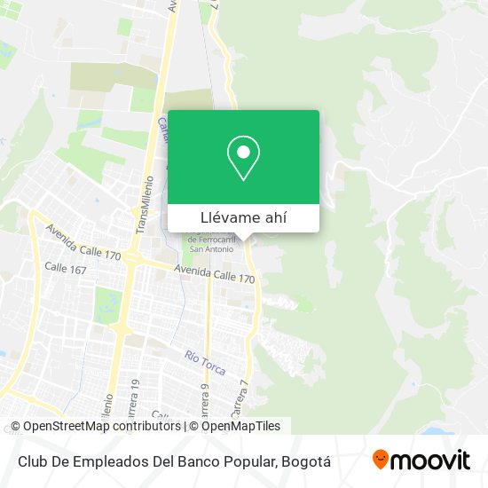 Mapa de Club De Empleados Del Banco Popular