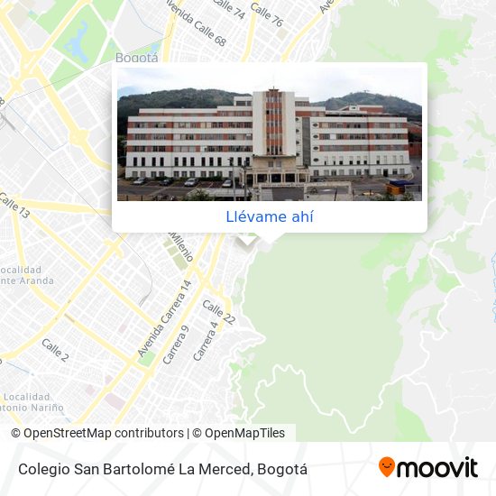 Mapa de Colegio San Bartolomé La Merced