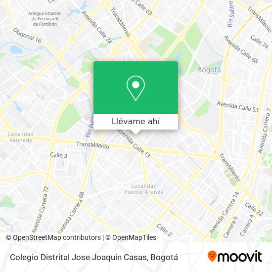 Mapa de Colegio Distrital Jose Joaquin Casas