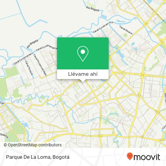 Mapa de Parque De La Loma