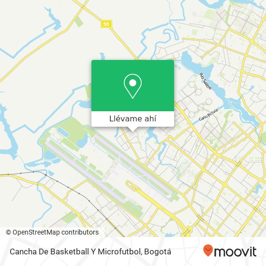 Mapa de Cancha De Basketball Y Microfutbol
