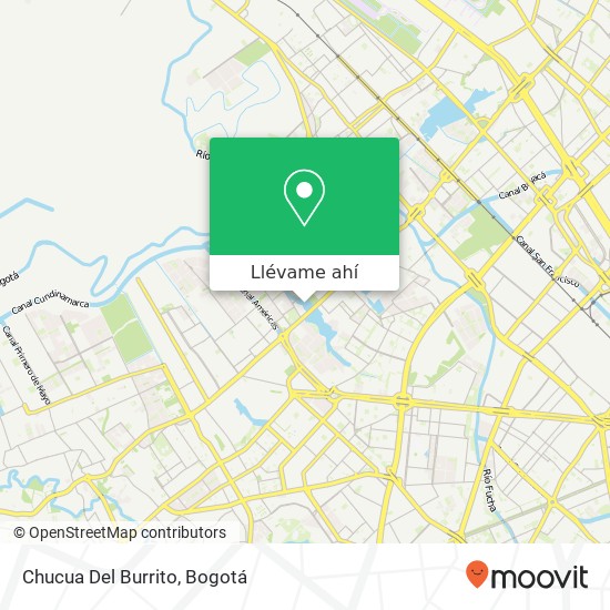 Mapa de Chucua Del Burrito