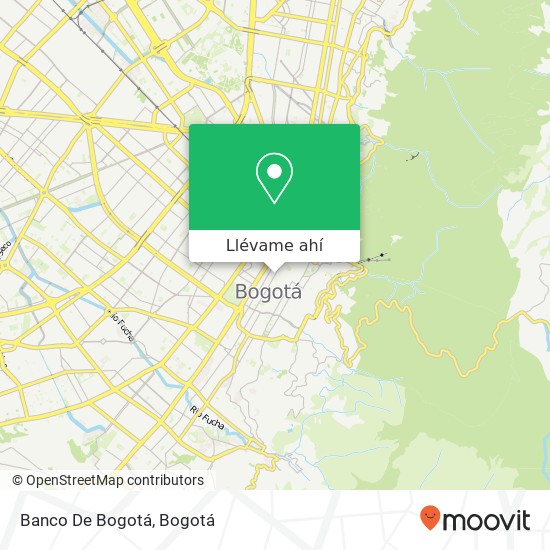 Mapa de Banco De Bogotá