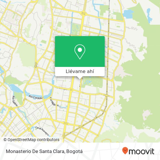 Mapa de Monasterio De Santa Clara