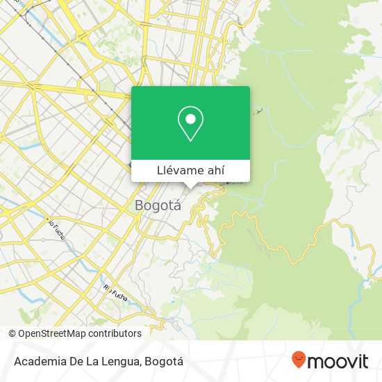 Mapa de Academia De La Lengua