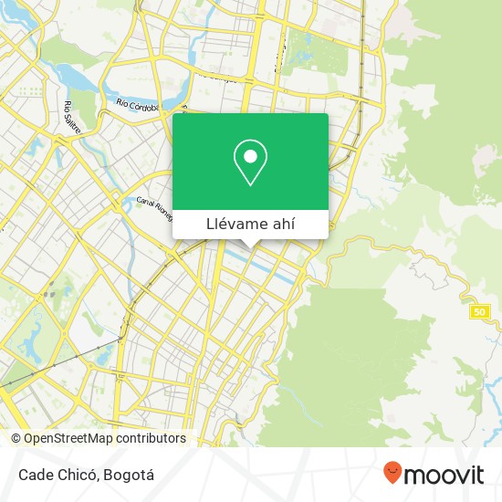 Mapa de Cade Chicó