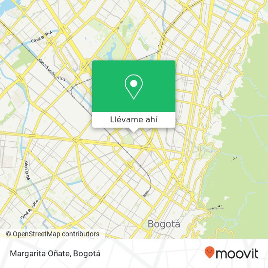 Mapa de Margarita Oñate