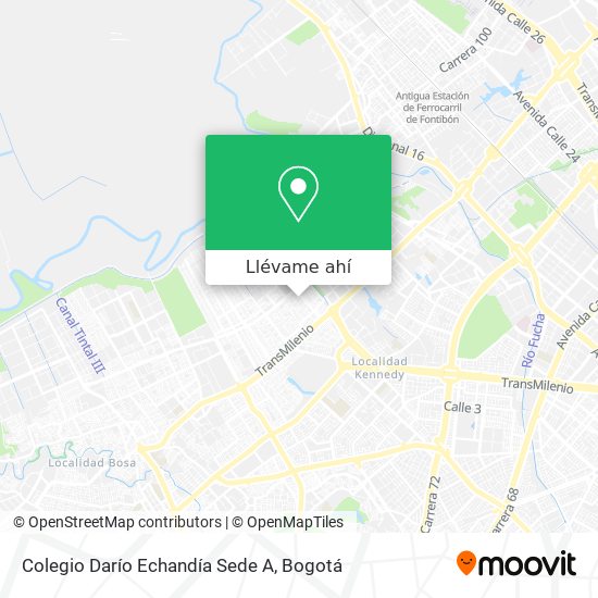 Mapa de Colegio Darío Echandía Sede A