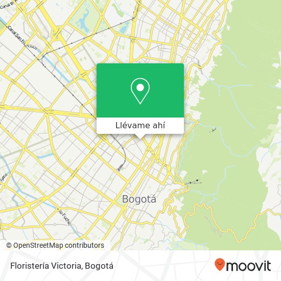 Mapa de Floristería Victoria