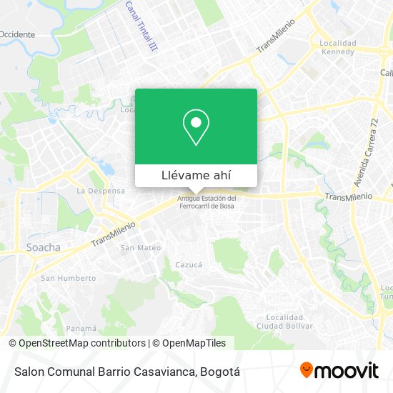 Mapa de Salon Comunal Barrio Casavianca