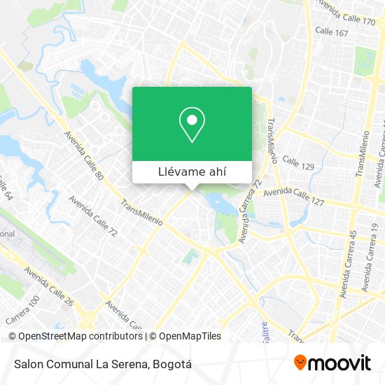Mapa de Salon Comunal La Serena