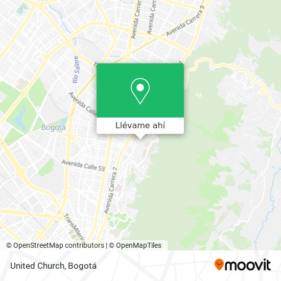 Mapa de United Church